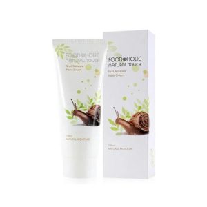 FOODAHOLIC, Увлажняющий крем для рук с муцином улитки Natural Touch, 100 мл