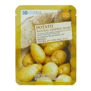 FOODAHOLIC, 3D маска для лица с экстрактом картофеля Natural Essence Mask #Potato, 23 гр