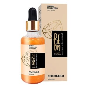 BEON, Мерцающее масло-шиммер для тела и лица ROYAL «Cocogold», 50 мл