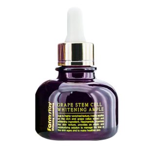 FARMSTAY, Ампульная сыворотка выравнивающая тон кожи с фитостволовыми клетками винограда Grape Stem Cell Whitening Ampule, 30 мл