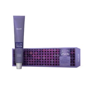 OLLIN, Крем-краска для бровей и ресниц (графит) + лепестки Vision graphite, 20 мл