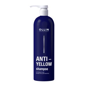 OLLIN, Антижелтый шампунь для волос Anti-Yellow, 500 мл