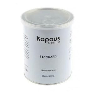 KAPOUS, Жирорастворимый воск синий с азуленом в банке Depilation, 800 мл