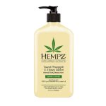HEMPZ, Молочко для тела увлажняющее ананас и медовая дыня Sweet Pineapple & Honey Melon Herbal Body Moisturizer, 500 мл