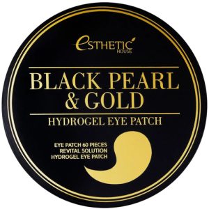 ESTHETIC HOUSE, Гидрогелевые патчи для глаз с экстрактом черного жемчуга и золота, 60 шт