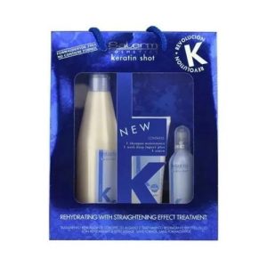 SALERM, SALERM, Набор для домашнего ухода KERATIN Shot (Шампунь + Маска + Сыворотка), 500 мл + 200 мл +100 мл