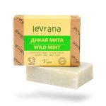 LEVRANA, Натуральное мыло ручной работы Мята, 100 гр