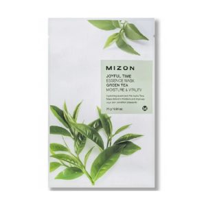 MIZON, Тканевая маска для лица с экстрактом зелёного чая Joyful Time Essence Mask Green Tea, 1 шт