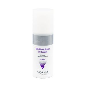 ARAVIA, CC-крем защитный SPF-20 Multifunctional CC Cream Face vanilla 01, 150 мл