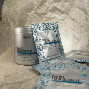 MAXIMA, Набор MAXIMA RAPID HAIR BLEACH BLUE (голубой) обесцвечивающий ПОРОШОК, 500 гр + MAXIMA RAPID HAIR BLEACH BLUE (голубой) обесцвечивающий порошок, 25 гр (10 шт)