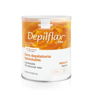 DEPILFLAX, Воск теплый (прозрачный) в банке Натуральный, 800 мл