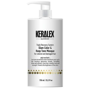 PROTOKERATIN, Маска дуо-сияние и защита цвета Keralex Glam Color & Keep Tone Masque, 750 мл