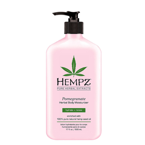 HEMPZ, Молочко для тела увлажняющее гранат Pomegranate Herbal Body Moisturizer, 500 мл