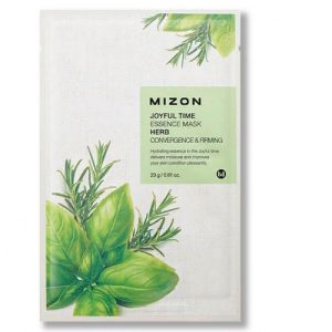MIZON, Тканевая маска для лица с комплексом травяных экстрактов Joyful Time Essence Mask Herb, 1 шт