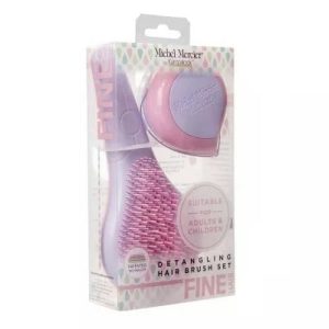 MICHEL MERCIER, Набор щеток в пастельных тонах для тонких волос (классическая и компактная), 1 шт
