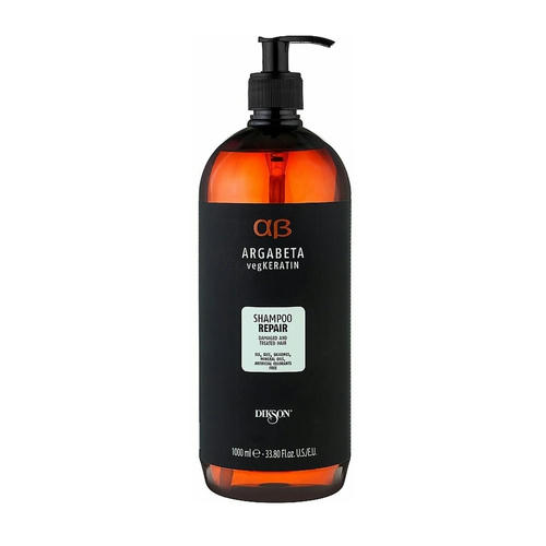 DIKSON, Шампунь для ослабленных и химически обработанных волос Argabeta VegKeratin, 1000 мл