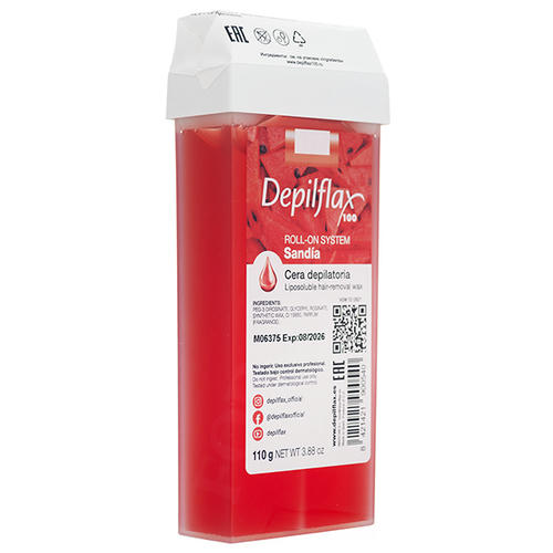 DEPILFLAX, Воск в картридже (прозрачный) Арбуз, 110 гр