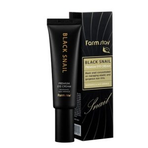 FARMSTAY, Премиум-крем для кожи вокруг глаз с муцином черной улитки Black Snail Premium Eye Cream, 50 мл