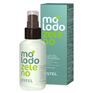 ESTEL, Мист для лица "Живая вода" с хлорофиллом Molodo Zeleno, 100 мл