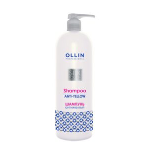 OLLIN, Шампунь антижелтый для волос Silk Touch, 500мл