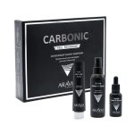 ARAVIA, Набор карбоновый пилинг-комплекс Carbon Peel Program Face, 100 мл. + 150 мл. + 30 мл
