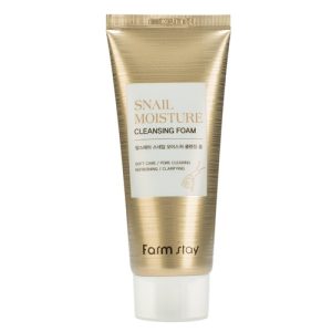 FARMSTAY, Увлажняющая очищающая пенка с муцином улитки Snail Moisture Cleansing Foam, 100 мл