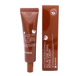 MIZON, Крем для лица с муцином улитки All In One Snail Repair Cream, 35 мл