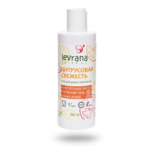 LEVRANA, Гель для душа «Цитрусовая свежесть» ECOCERT, 250 мл