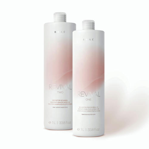 BRAÉ, Набор для восстановления сильно поврежденных волос Revival, 2x1 л (50 процедур) (BRAE)