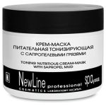 NEW LINE, Крем-маска питательная тонизирующая с сапропелевыми грязями, 300 мл