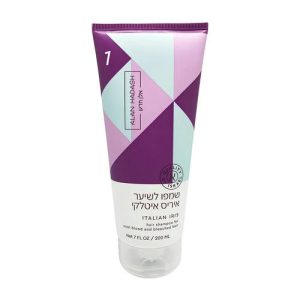 ALAN HADASH, Шампунь бессульфатный для осветленных волос пигментированный Italian Iris, 200 мл