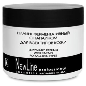 NEW LINE, Пилинг ферментативный с папаином для всех типов кожи, 300 мл