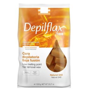 DEPILFLAX, Воск горячий в брикетах в пакете Натуральный, 1000 гр