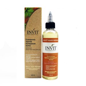 INVIT, Сыворотка против выпадения волос Serenoa Anti-hair loss serum, 120 мл