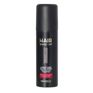 BRELIL, Спрей-макияж для седых волос Hair make-up Mahogany Red, 75 мл