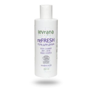 LEVRANA, Гель для душа ReFresh ECOCERT, 250 мл