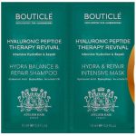 BOUTICLE, Увлажняющий шампунь и маска для сухих волос Hyaluronic Peptide Therapy Revival, 2*15 мл