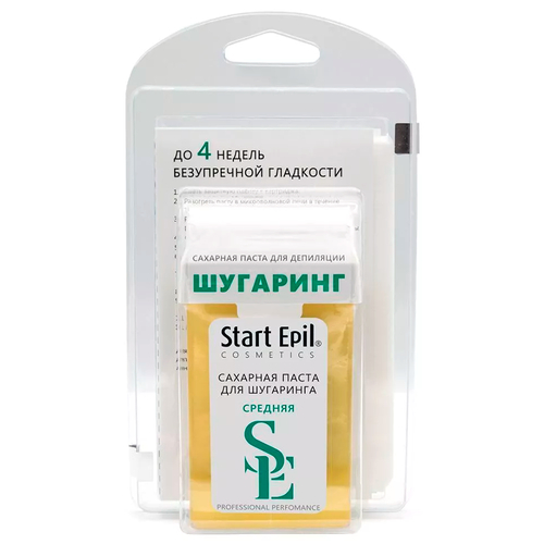 ARAVIA, Набор для шугаринга (сахарная паста "Средняя" 100 гр. + бумажные полоски) Start Epil