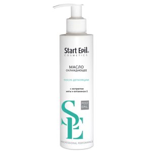 ARAVIA, Масло после депиляции охлаждающее с экстрактом мяты и витамином Е Start Epil, 200 мл