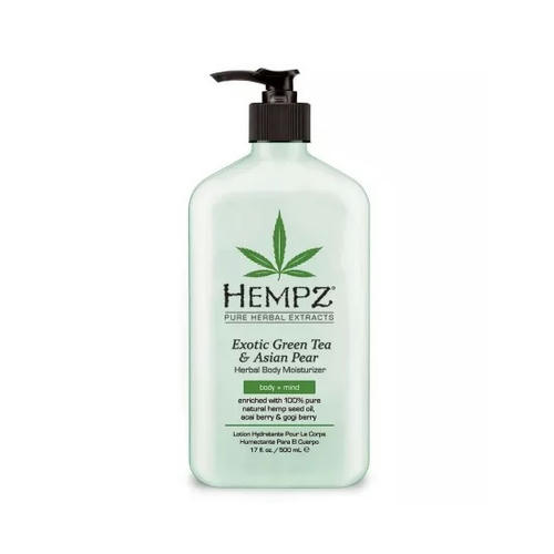 HEMPZ, Молочко для тела увлажняющее зеленый чай и груша Exotic Green Tea & Asian Pear Herbal Moisturizer, 500 мл