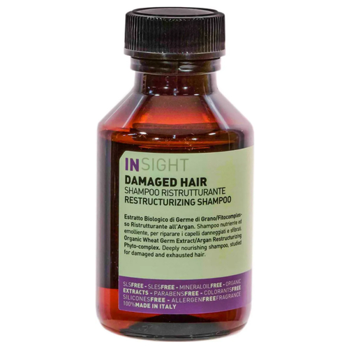 INSIGHT, Шампунь для восстановления поврежденных волос DAMAGED HAIR, 100 мл