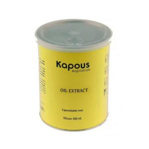 KAPOUS, Жирорастворимый воск с экстрактом алоэ в банке Depilation, 800 мл