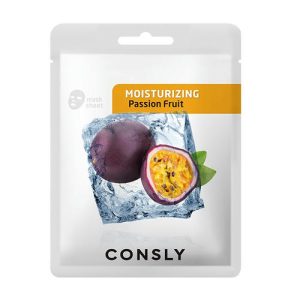 CONSLY, Увлажняющая тканевая маска с экстрактом маракуйи Passion Fruit Moisturizing Mask Pack, 20 мл