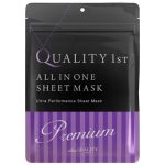 QUALITY FIRST, Премиальная маска все в одном All In One Sheet Mask Premium EX, 3 шт