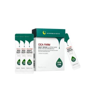 FARMSTAY, Восстанавливающая ночная маска в саше с центеллой азиатской Cica Farm Night Repair Sleeping Mask, 4 мл.*20 шт