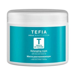 TEFIA, Маска разглаживающая с маслом оливы и монои Treats By Nature, 500 мл