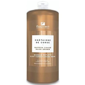 FAUVERT, Оттеночная питательная маска Коричневый светлый Reflets, 1000 мл