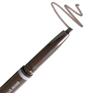 MIZON, Автокарандаш для бровей с щеточкой (серый) Brow Styling Pencil, 0,35 г