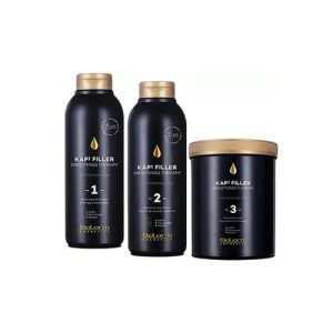 SALERM, Профессиональный набор (Шампунь + Сыворотка + Маска) KAPS FILLER, 2 x 500 мл + 1000 мл