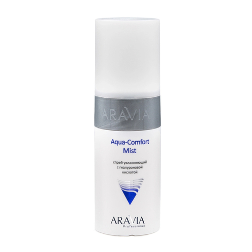 ARAVIA, Спрей увлажняющий с гилуроновой кислотой Aqua Comfort Mist Face, 150 мл